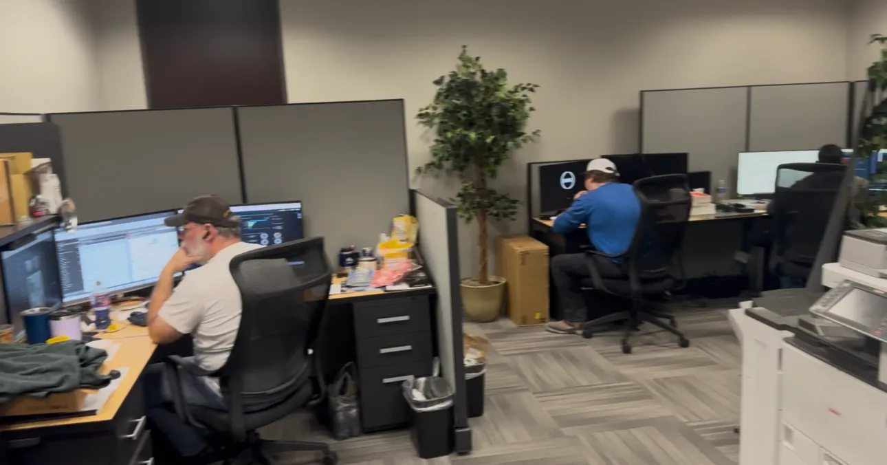 Evolution Technologies engineers at work in the San Antonio office